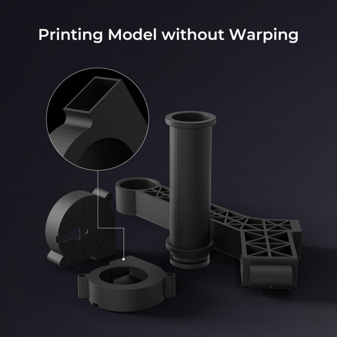 Filament pentru imprimanta 3D Creality, CR-Carbon, Black, 1.75 мм, 1кг