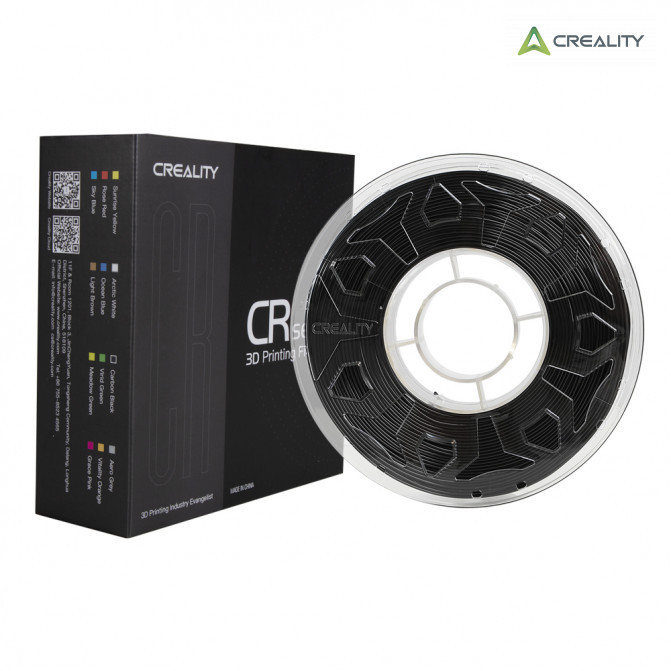 Филамент PLA Black, Creality, CR-PLA, 1кг для 3D-принтера