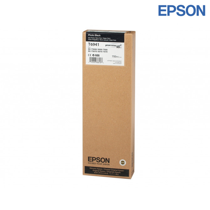 Cartuș cu jet de cerneală Epson T694100 Photo Black (700ml) Original