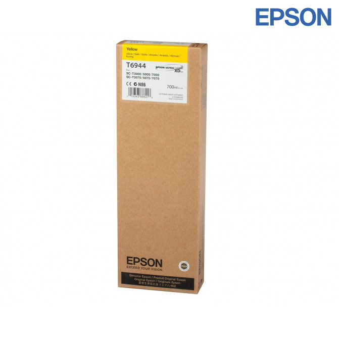 Картридж струйный Epson T694400 Yellow (700ml) Original