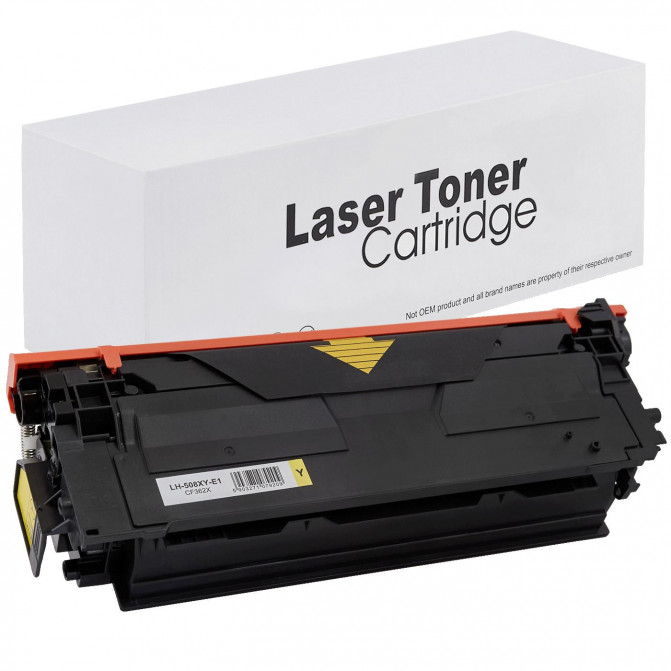 Картридж лазерный HP CF362X/508X/CRG040 Enterprise M552dn/M553dn/M577dn/Canon LBP712Ci/710Cx 9.5K Yellow Imagine