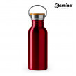 Bidon pentru sublimare BOINA  4039 din oțel inoxidabil 304 și bambus 650ml. rosu