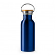 Bidon pentru sublimare BOINA  4039 din oțel inoxidabil 304 și bambus 650ml. albastru