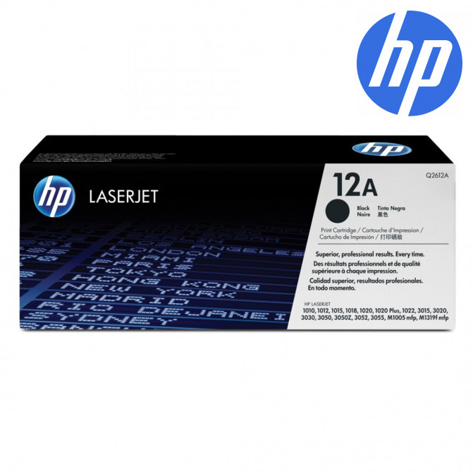 Картридж лазерный HP LJ 101x/102x (Q2612A) Black Original