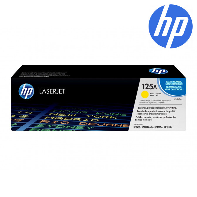 Картридж лазерный HP CLJ CP12xx/1515 (CB542A) Yellow Original