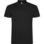 Мужская футболка Roly Polo Star 200 Black XL