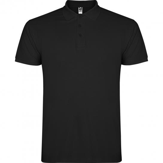 Tricou pentru bărbați Roly Polo Star 200 Black S