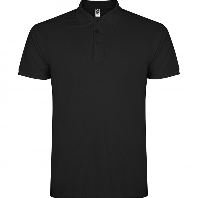 Мужская футболка Roly Polo Star 200 Black S