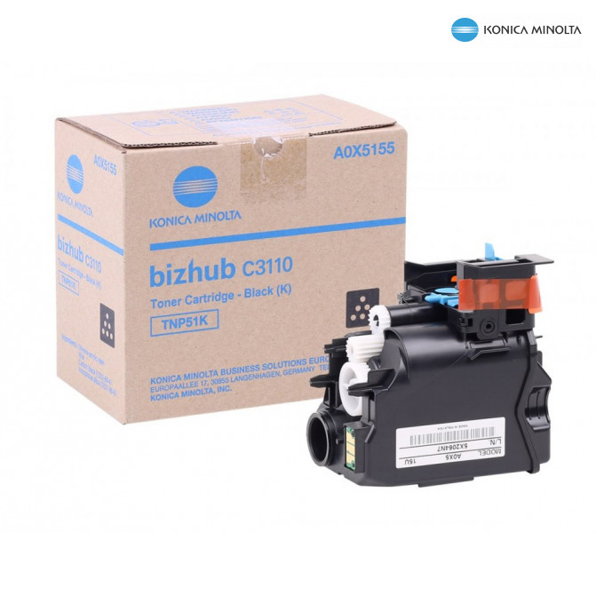 Toner Minolta Bizhub TNP-51 Black C3110 (A0X5155) Original