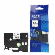 Cartuş Label Brother HSe-221/AHS-221/E1000 PRO Black/White with Heat Shrink 8.8mm*1,5m AIMO