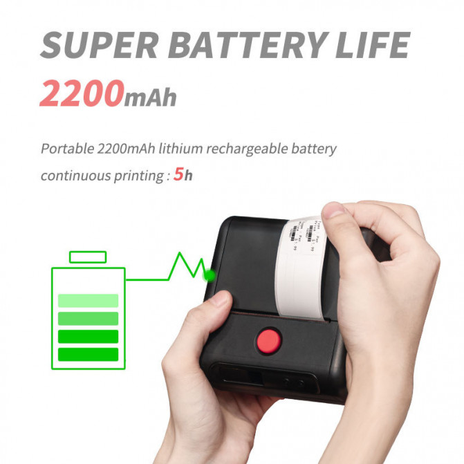 Принтер этикеток AIMO M200  Bluetooth+Type-C
