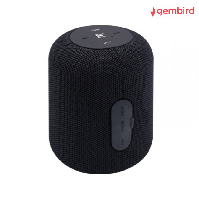 Беспроводная колонка Gembird SPK-BT-15-BK ,5W RMS, Bluetooth v.5.1, Built-in microphone, microSD, FM-radio