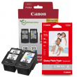 Set cartușe Original Canon PG-510/Cl-511 TwinPack+Photo Paper Value Pack 2970B017