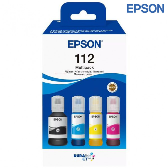 Чернила Epson Original C13T06C64A 112 ECOTANK  (4 цвета)