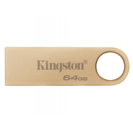 USB Флэш 64GB USB3.0  Kingston DataTraveler SE9 G3 Gold, Metal casing, Compact and lightweight (Read up to 220 MByte/s, Write up to 100 MByte/s)