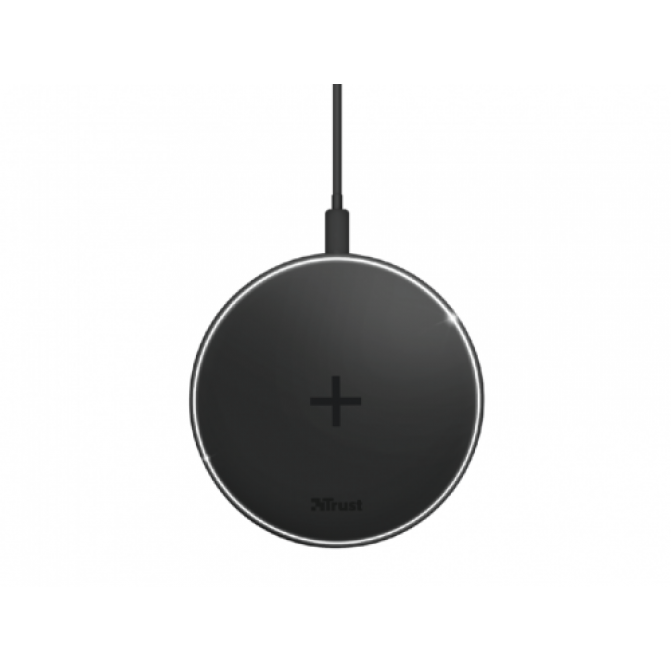 Беспроводная зарядка Trust Qylo Fast Wireless Charging, Fast-charge with maximum speed of up to 7.5W (iPhone) or up to 10W
