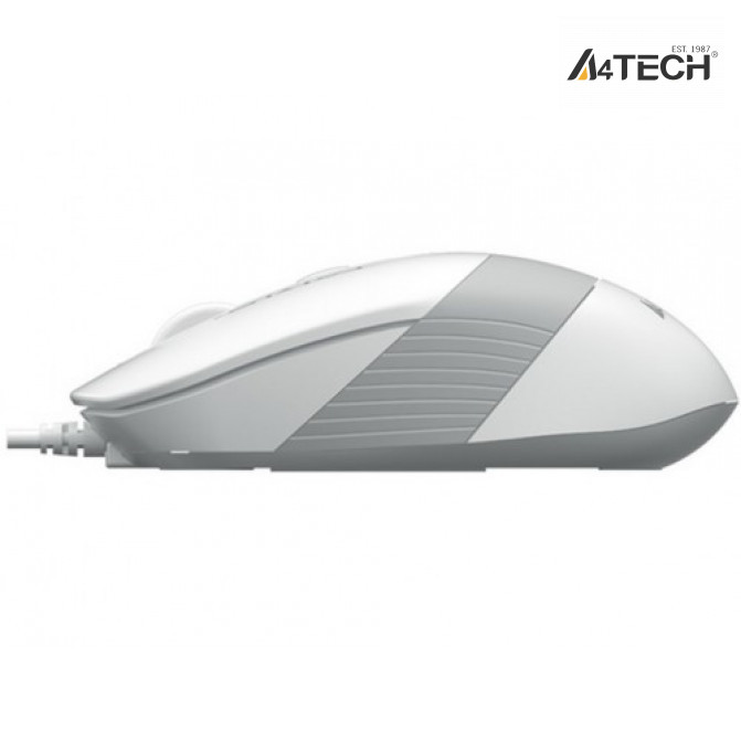Мышь A4Tech FM10, Проводное, Серо - белый