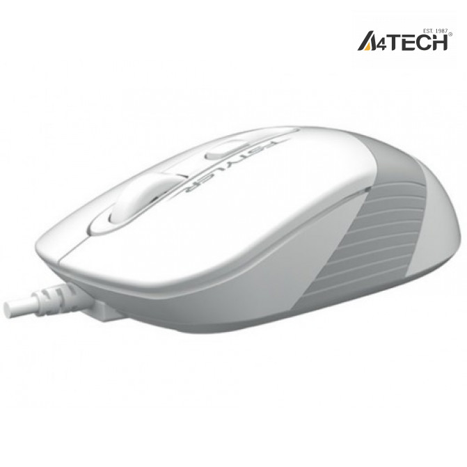 Мышь A4Tech FM10, Проводное, Серо - белый