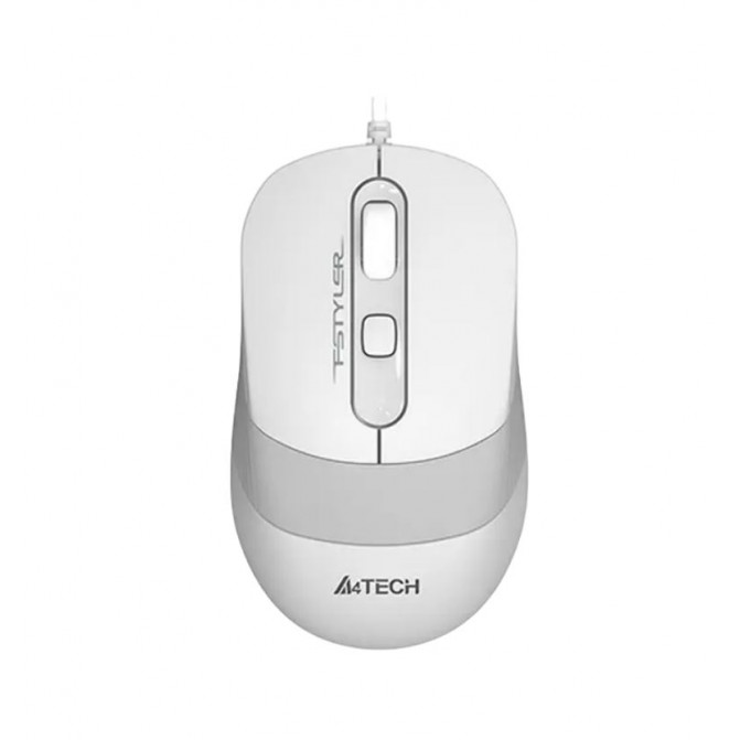 Мышь A4Tech FM10, Проводное, Серо - белый