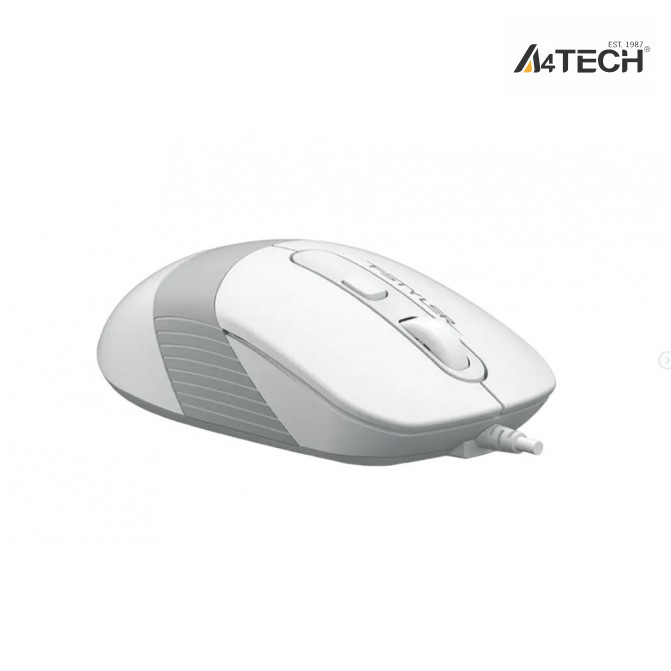 Мышь A4Tech FM10, Проводное, Серо - белый
