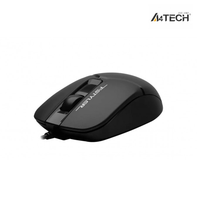 Мышь A4Tech FM12S, Проводное, Чёрный
