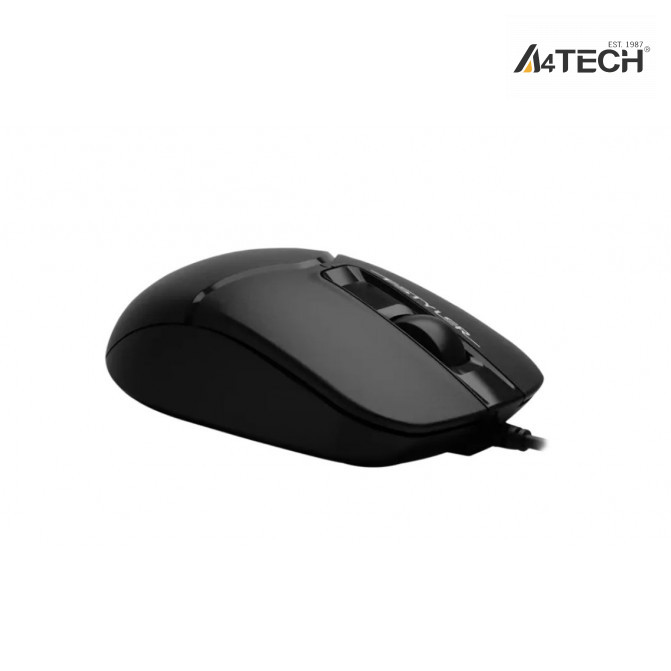 Мышь A4Tech FM12S, Проводное, Чёрный