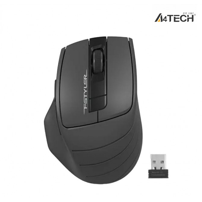 Mouse Wireless A4Tech FG30S, Fara fir, Gri