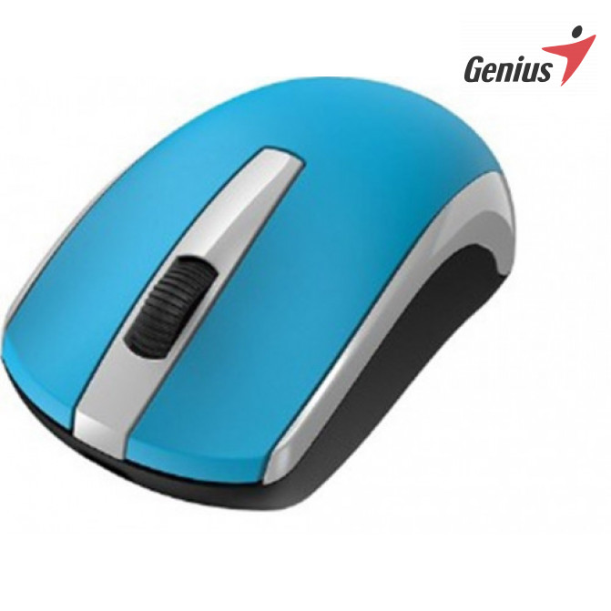 Мышь Genius Wireless ECO-8100, Беспроводное, Синий