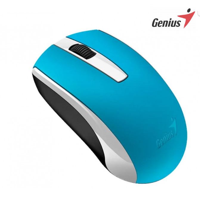 Мышь Genius Wireless ECO-8100, Беспроводное, Синий
