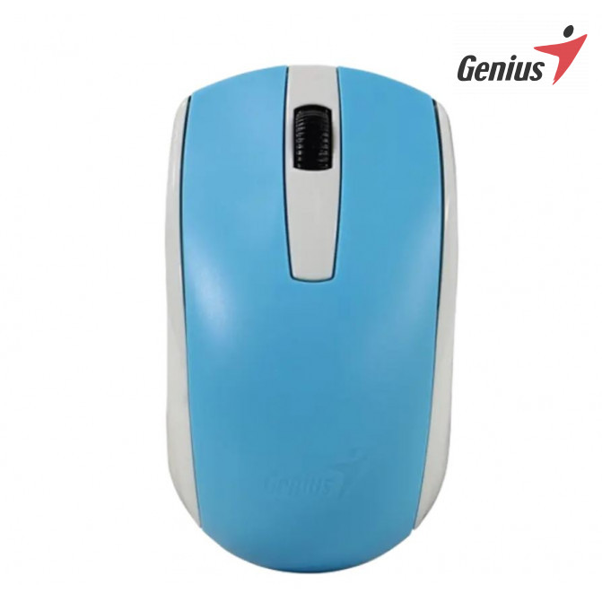 Мышь Genius Wireless ECO-8100, Беспроводное, Синий