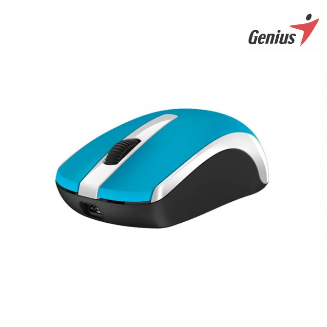 Мышь Genius Wireless ECO-8100, Беспроводное, Синий
