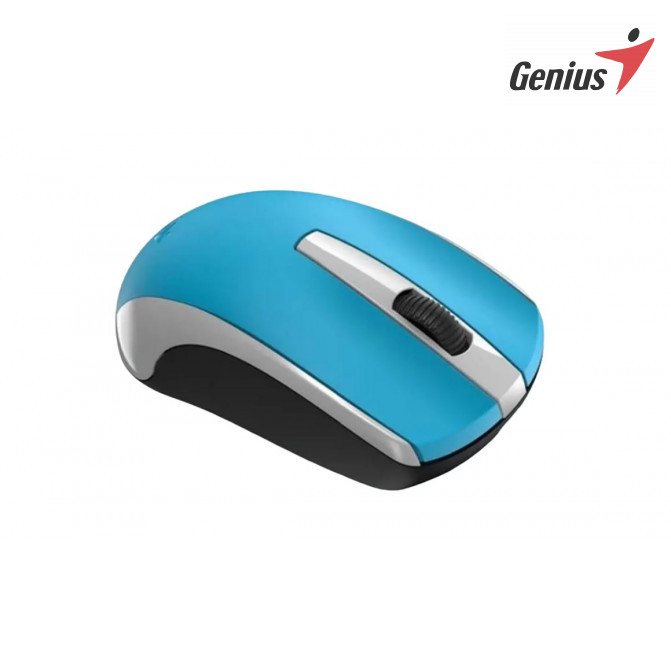 Мышь Genius Wireless ECO-8100, Беспроводное, Синий
