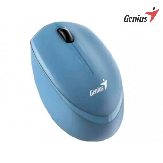 Mouse Genius Wireless NX-7009, Fara fir, Argintiu - Albastru