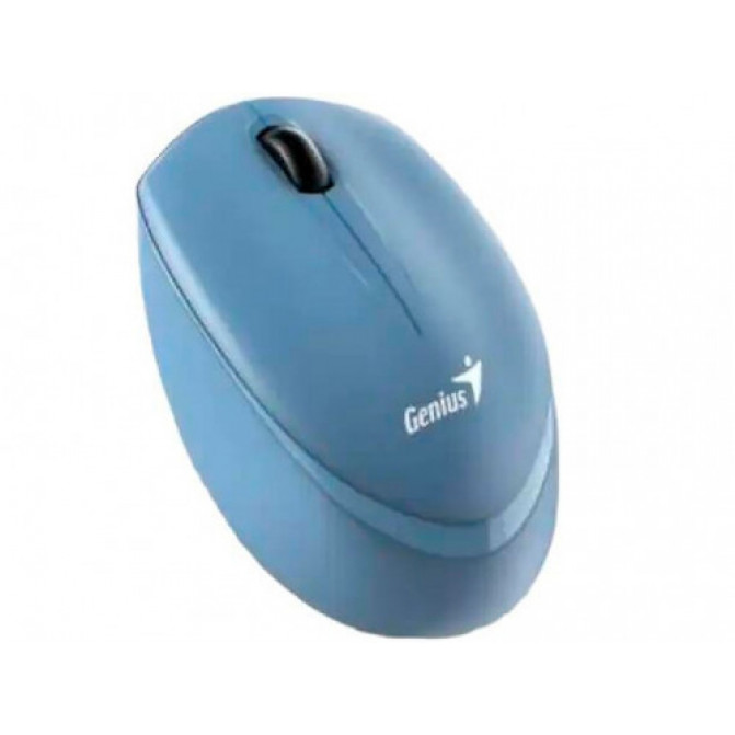Мышь Genius Wireless NX-7009, Беспроводное, Серебристо - Голубой