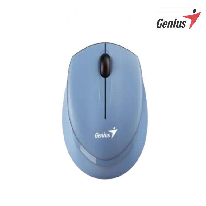 Mouse Genius Wireless NX-7009, Fara fir, Argintiu - Albastru