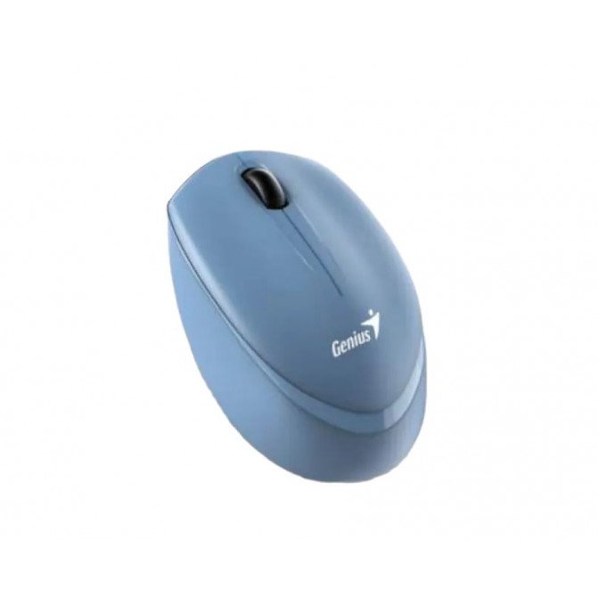 Мышь Genius Wireless NX-7009, Беспроводное, Серебристо - Голубой