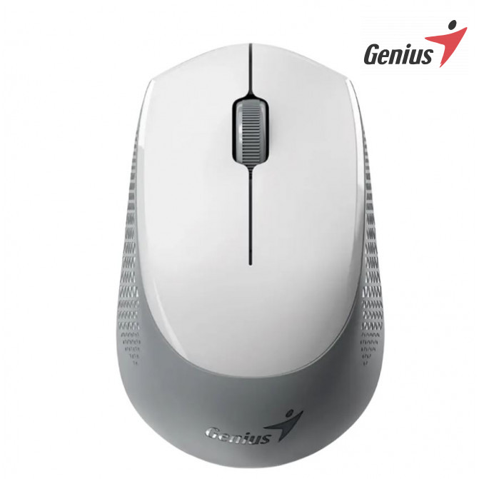 Mouse Genius Wireless NX-8000S BT, Fara fir, Alb