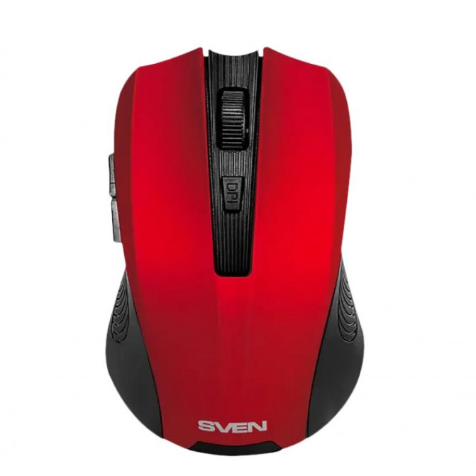Mouse SVEN Wireless RX-350W, Fara fir, Rosu