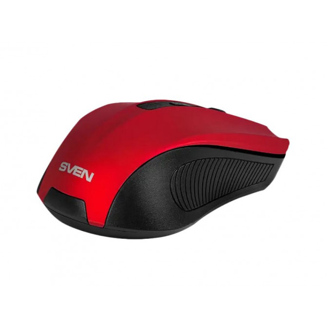 Mouse SVEN Wireless RX-350W, Fara fir, Rosu