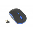 Мышь Gembird Wireless MUSW-4B-03-B, Беспроводное, Чёрно - Синий