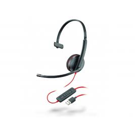 Căști Plantronics Blackwire C3210 (209744-101), USB -A, cu microfon și control al apelurilor