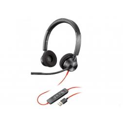 Наушники Plantronics Stereo Blackwire C3320 USB-A, с микрофоном и управлением вызовами