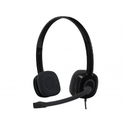 Наушники Logitech Stereo Headset H151 – EMEA - One Plug с микрофоном