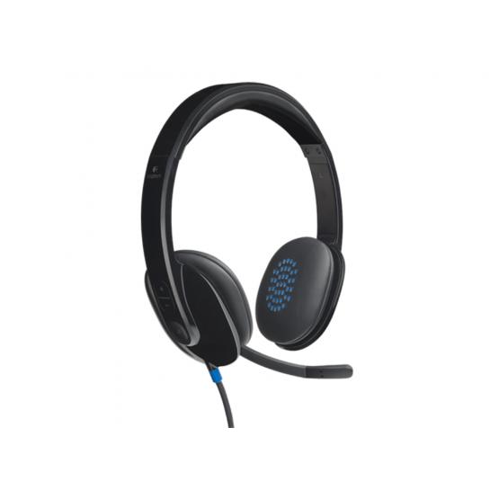 Căști Logitech USB Headset H540 cu microfon