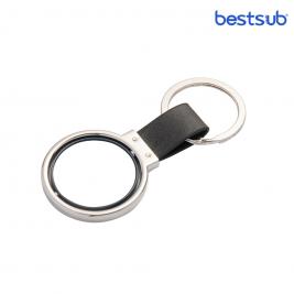 Breloc metalic pentru sublimare forma cerc rotativ YA124