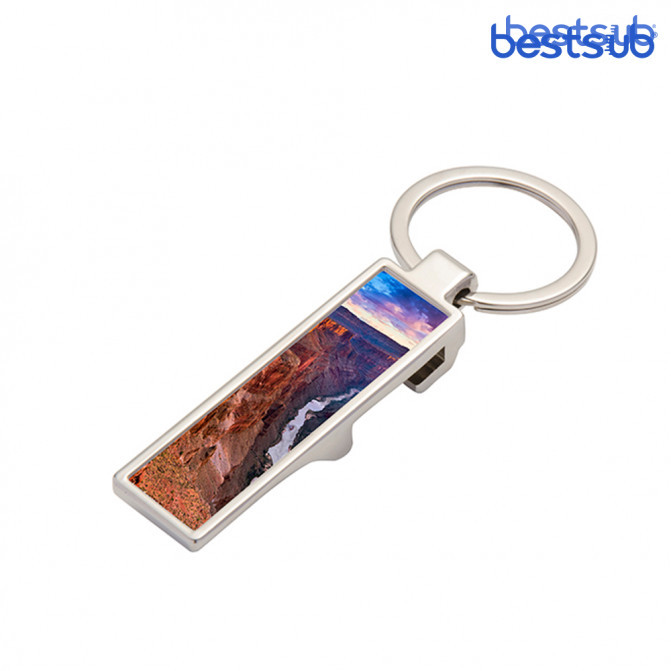Breloc metalic pentru sublimare cu deschizător de sticle (14mm*53mm) YA123