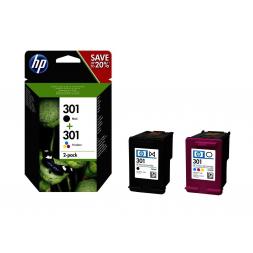 Cartuș cu jet de cerneală Original HP №301 (N9J72AE) TwinPack