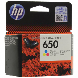 Cartuș cu jet de cerneală Original HP №650 (CZ102AE) Color