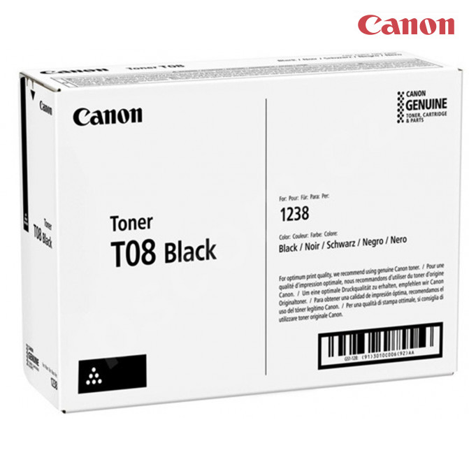 Cartuş laser Canon T08 i-Sensys X1238 11K Original