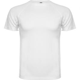Мужская футболка Roly MonteCarlo 150 White S (Синтетика)